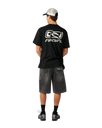 The Rip Curl Mens Archive Ripped T-Shirt in Black