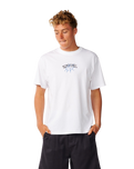 The Rip Curl Mens Disorder Balance T-Shirt in White