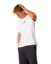 The Rip Curl Mens Disorder Balance T-Shirt in White