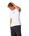 The Rip Curl Mens Disorder Balance T-Shirt in White