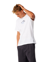 The Rip Curl Mens Disorder Balance T-Shirt in White