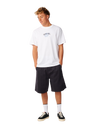 The Rip Curl Mens Disorder Balance T-Shirt in White