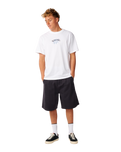 The Rip Curl Mens Disorder Balance T-Shirt in White