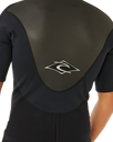 Omega 1.5mm Short Sleeved Rash Vest in Black