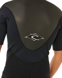 Omega 1.5mm Short Sleeved Rash Vest in Black
