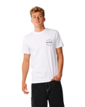 The Rip Curl Mens Staple T-Shirt in White