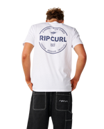 The Rip Curl Mens Staple T-Shirt in White