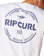 The Rip Curl Mens Staple T-Shirt in White