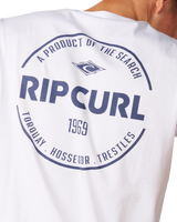 The Rip Curl Mens Staple T-Shirt in White