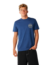 The Rip Curl Mens Staple T-Shirt in Light Navy