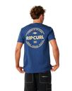 The Rip Curl Mens Staple T-Shirt in Light Navy