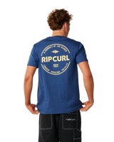 The Rip Curl Mens Staple T-Shirt in Light Navy