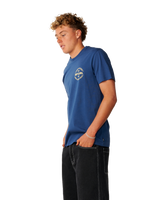 The Rip Curl Mens Staple T-Shirt in Light Navy