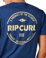 The Rip Curl Mens Staple T-Shirt in Light Navy