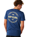 The Rip Curl Mens Staple T-Shirt in Light Navy