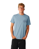 The Rip Curl Mens Staple T-Shirt in Citadel Blue