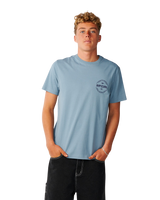 The Rip Curl Mens Staple T-Shirt in Citadel Blue