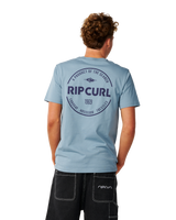 The Rip Curl Mens Staple T-Shirt in Citadel Blue