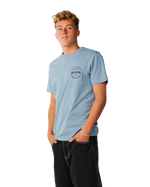 The Rip Curl Mens Staple T-Shirt in Citadel Blue