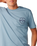 The Rip Curl Mens Staple T-Shirt in Citadel Blue