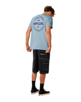 The Rip Curl Mens Staple T-Shirt in Citadel Blue