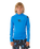 Boys Waves UPF Long Sleeved Rash Vest in Blue Gum