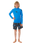 Boys Waves UPF Long Sleeved Rash Vest in Blue Gum