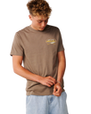 The Rip Curl Mens S-Series VC Peaks T-Shirt in Walnut