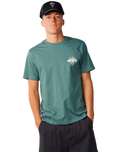 Disorder Burst T‑Shirt in Muted Green