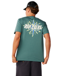 Disorder Burst T‑Shirt in Muted Green