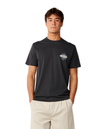 The Rip Curl Mens Disorder Burst T-Shirt in Washed Black
