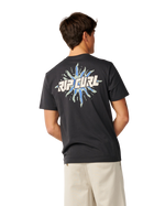 The Rip Curl Mens Disorder Burst T-Shirt in Washed Black