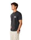 The Rip Curl Mens Disorder Burst T-Shirt in Washed Black