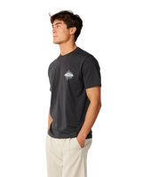 The Rip Curl Mens Disorder Burst T-Shirt in Washed Black