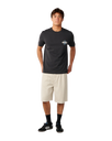 The Rip Curl Mens Disorder Burst T-Shirt in Washed Black