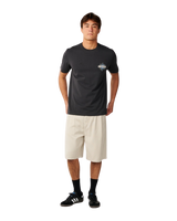 The Rip Curl Mens Disorder Burst T-Shirt in Washed Black