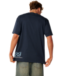 Archive Mashup T-Shirt in Dark Navy