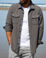 Chroma Blanket Shirt in Faded Black