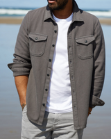 Chroma Blanket Shirt in Faded Black