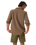 Chroma Blanket Shirt in Kelp Bloom