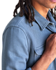 The Outerknown Mens Chroma Blanket Shirt in Marine
