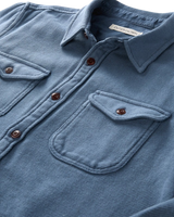 The Outerknown Mens Chroma Blanket Shirt in Marine