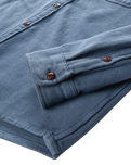 The Outerknown Mens Chroma Blanket Shirt in Marine