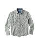 The Outerknown Mens Blanket Shirt in Heather Grey