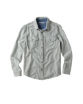The Outerknown Mens Blanket Shirt in Heather Grey