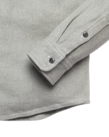 The Outerknown Mens Blanket Shirt in Heather Grey