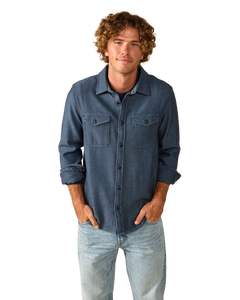 Blanket Shirt in Indigo Dual-Tone