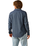 Blanket Shirt in Indigo Dual-Tone