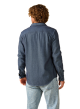 Blanket Shirt in Indigo Dual-Tone