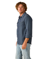 Blanket Shirt in Indigo Dual-Tone